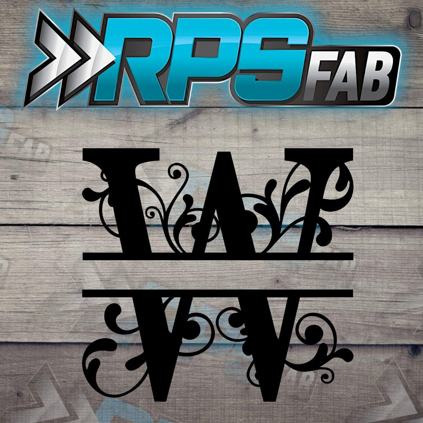 Monogram Metal Letters A-Z - RPS Fab