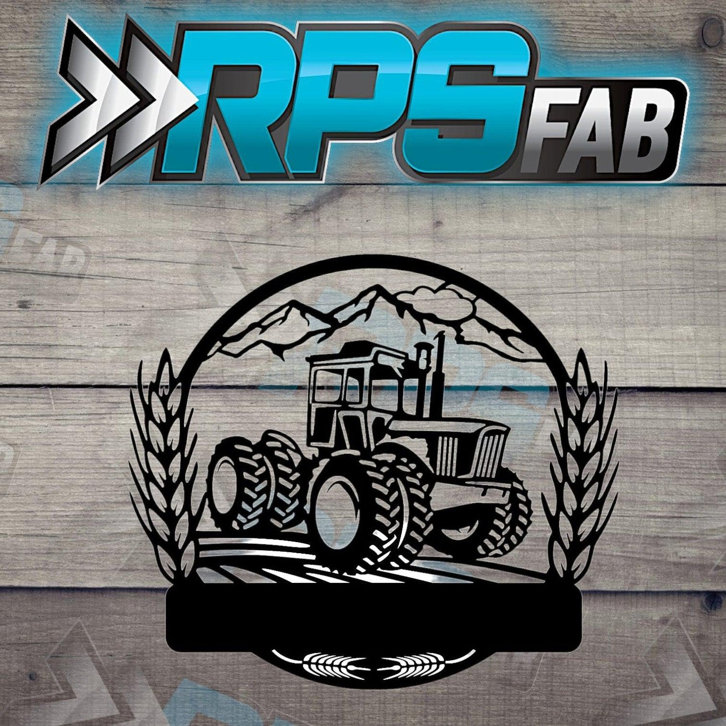 Personalized Tractor Metal Sign - RPS Fab