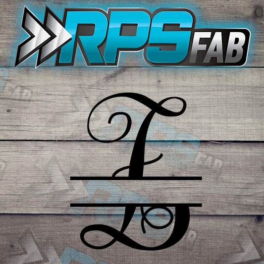 Dbm Script Monogram Custom Monogram Metal Art - Personalized Signs | RPS Fab