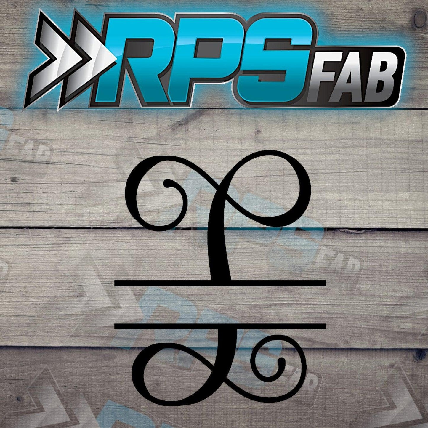 Script Monogram Metal Letters A-Z - RPS Fab