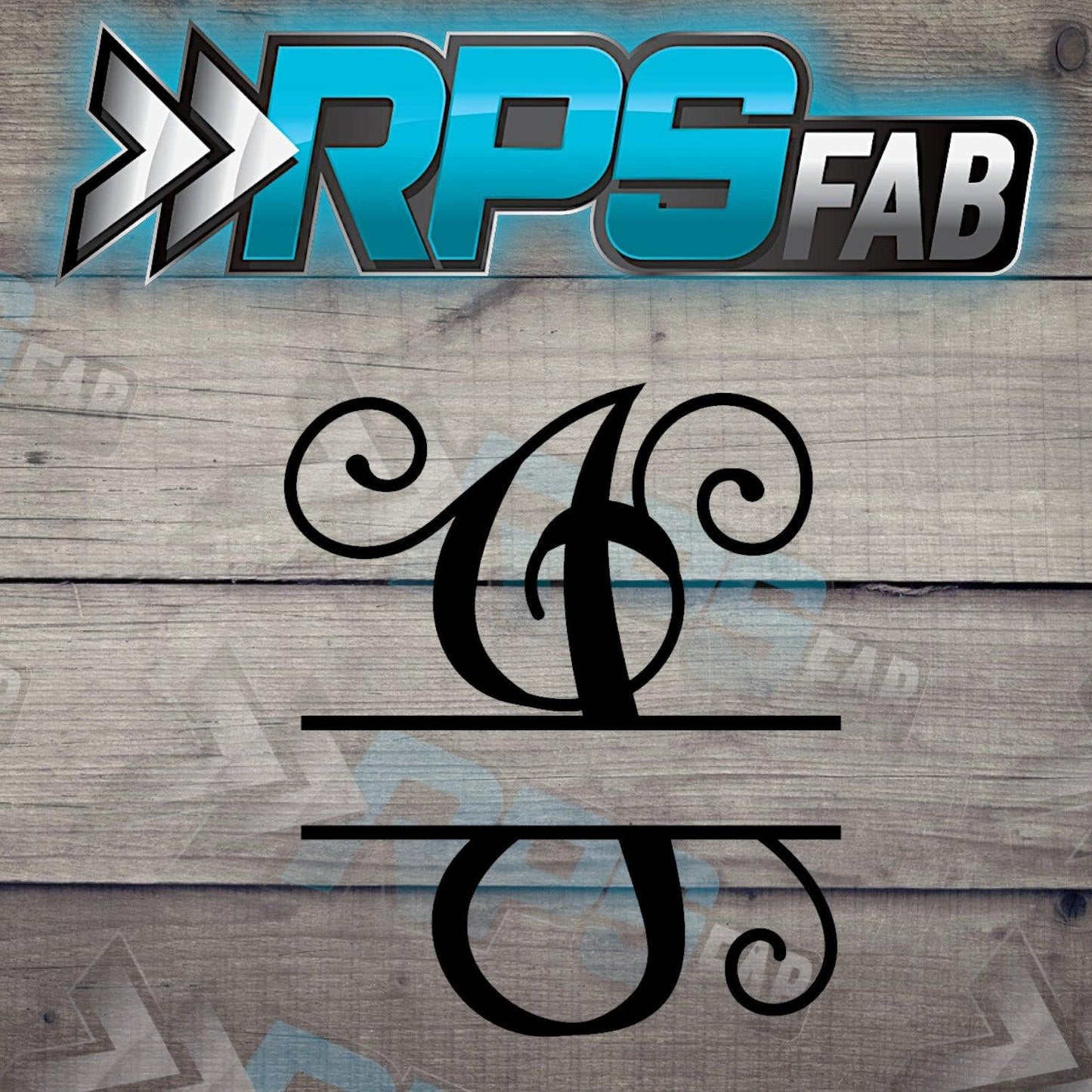 Script Monogram Metal Letters A-Z - RPS Fab