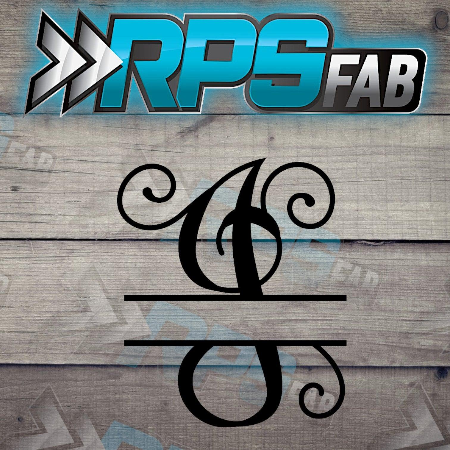 Script Monogram Metal Letters A-Z - RPS Fab