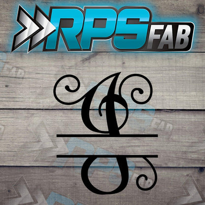 Script Monogram Metal Letters A-Z - RPS Fab