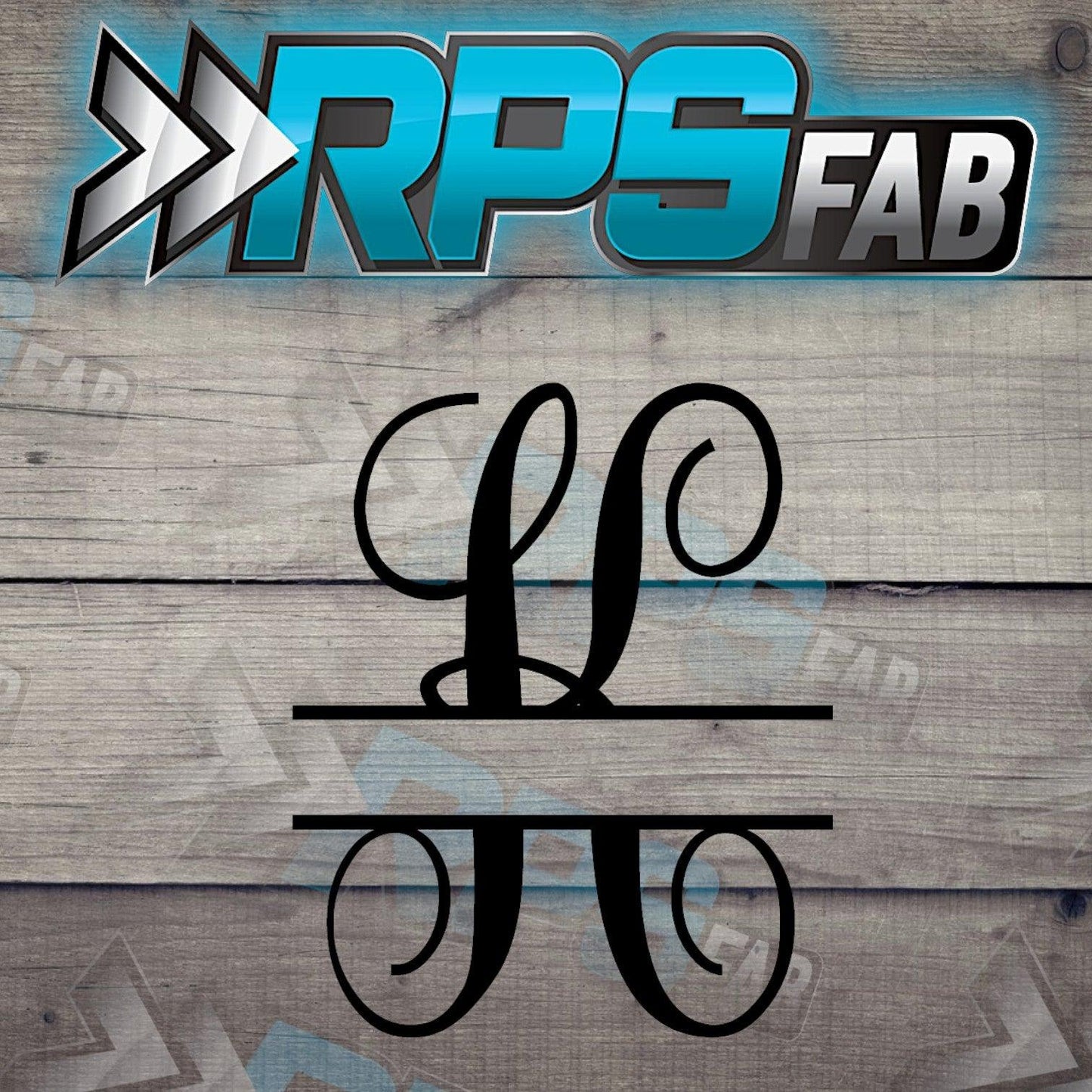 Script Monogram Metal Letters A-Z - RPS Fab