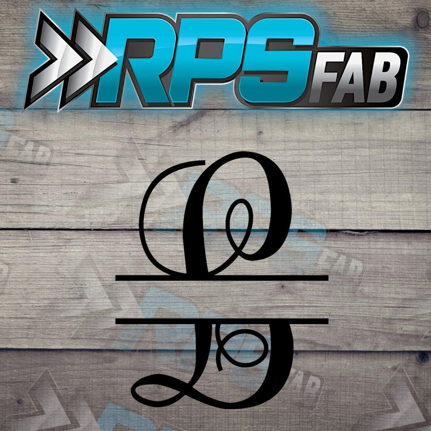 Script Monogram Metal Letters A-Z - RPS Fab