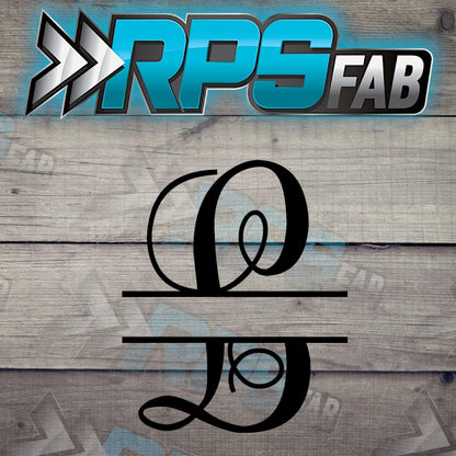 Script Monogram Metal Letters A-Z - RPS Fab
