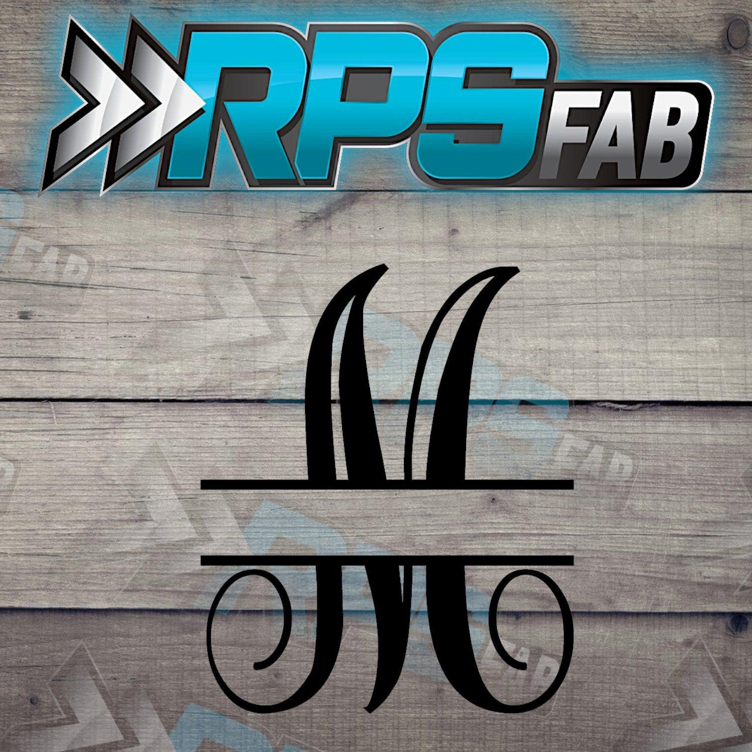 Script Monogram Metal Letters A-Z - RPS Fab