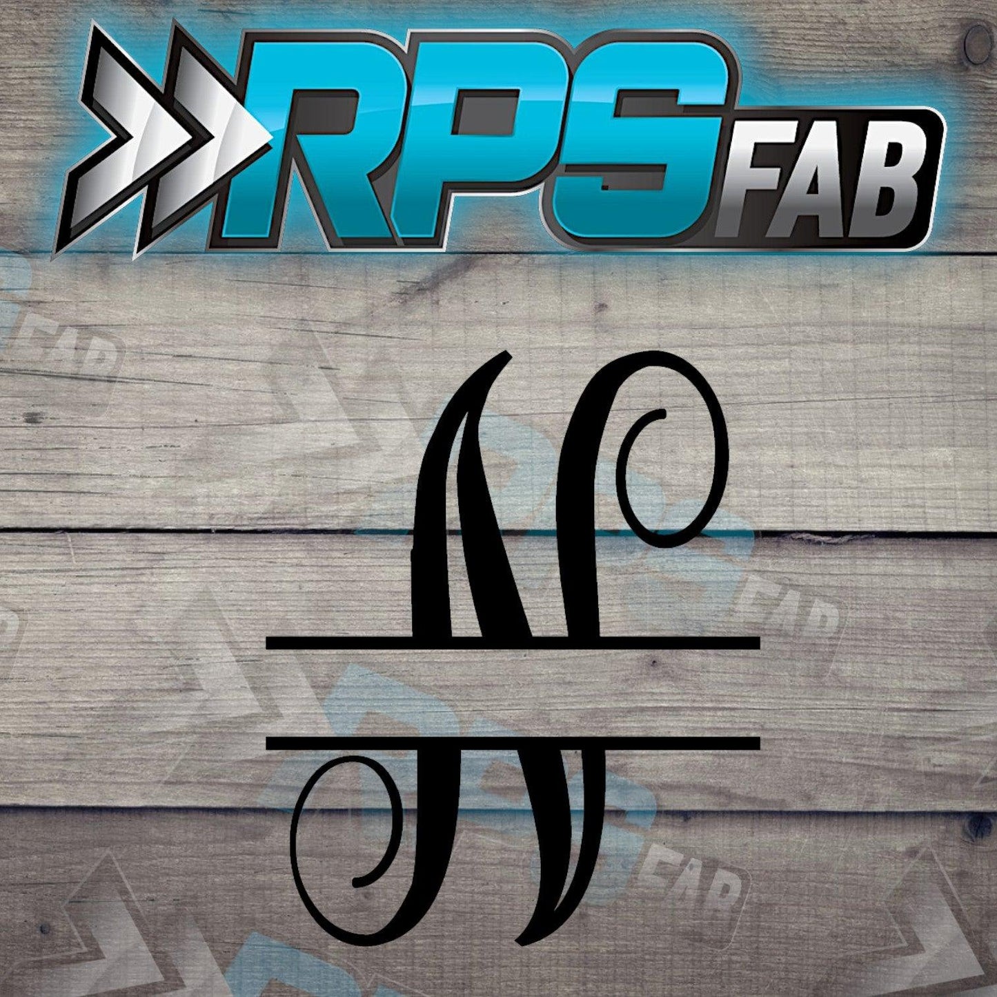 Script Monogram Metal Letters A-Z - RPS Fab