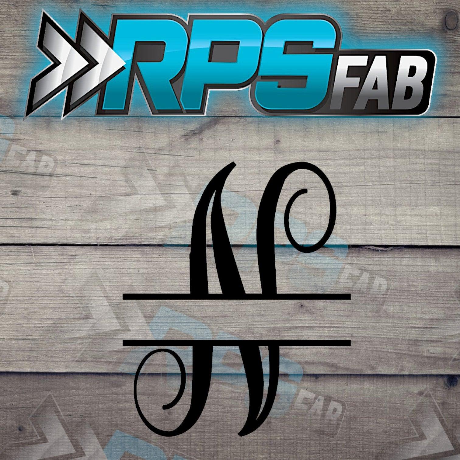 Script Monogram Metal Letters A-Z - RPS Fab