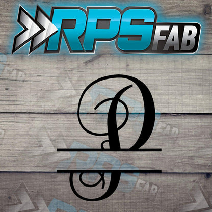 Script Monogram Metal Letters A-Z - RPS Fab