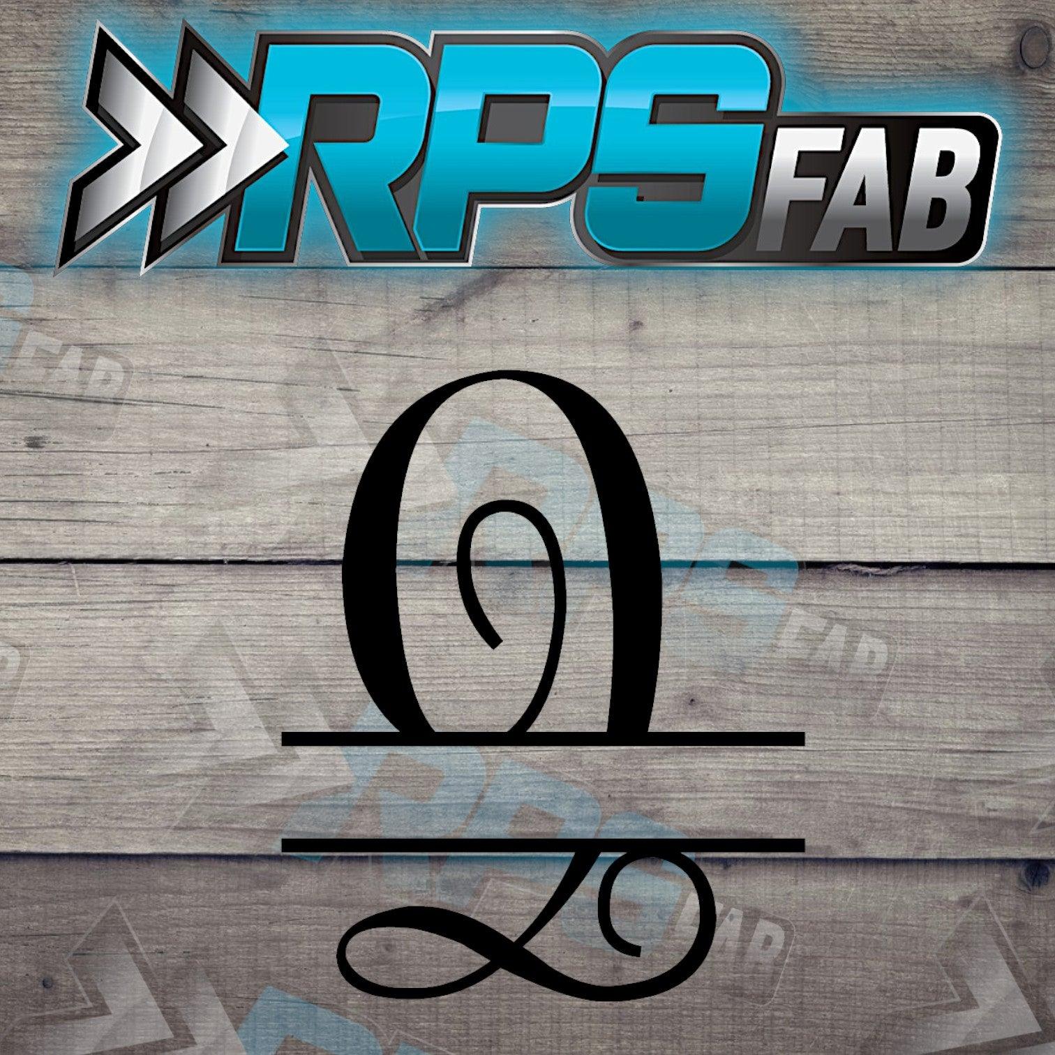 Script Monogram Metal Letters A-Z - RPS Fab