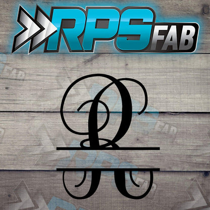 Script Monogram Metal Letters A-Z - RPS Fab