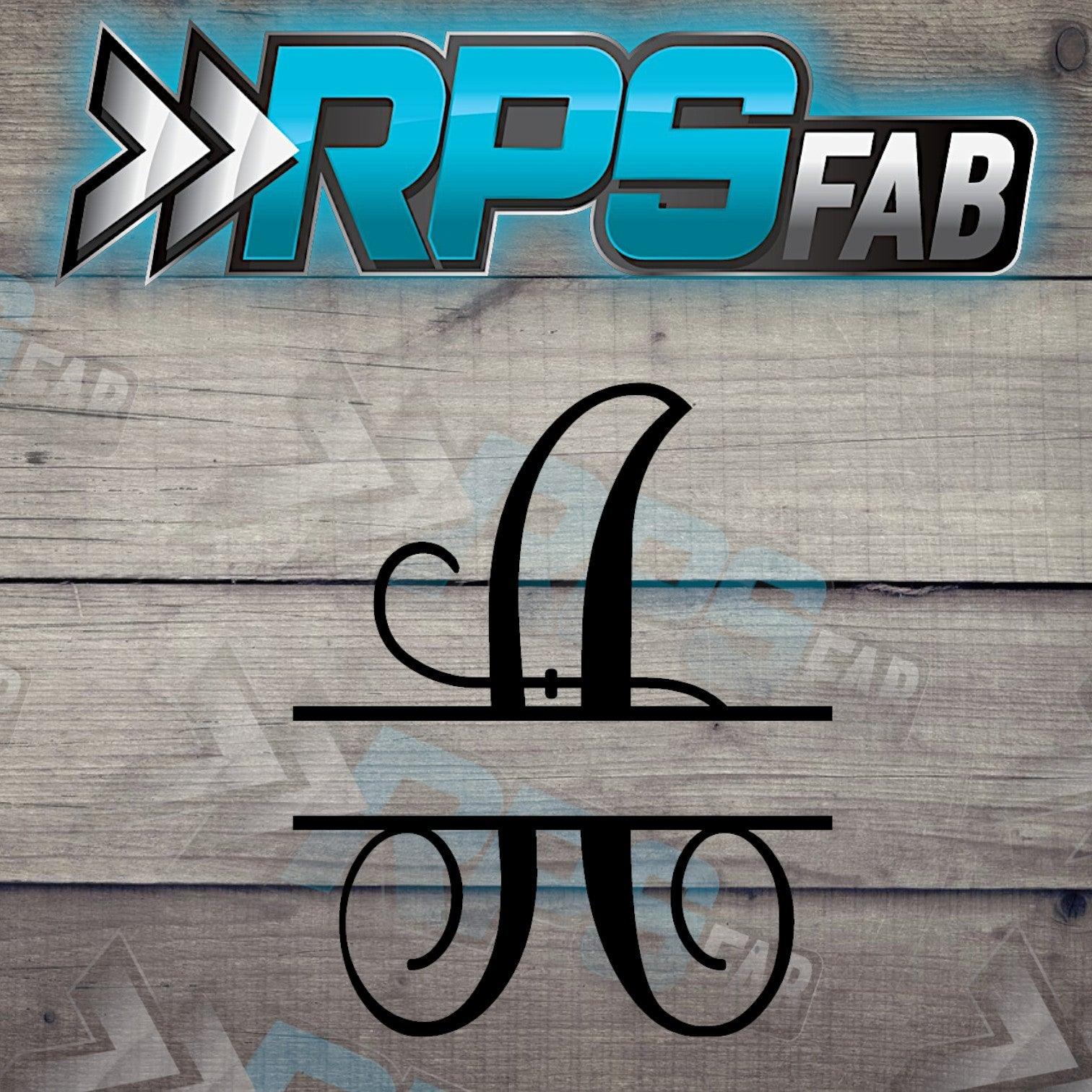 Script Monogram Metal Letters A-Z - RPS Fab
