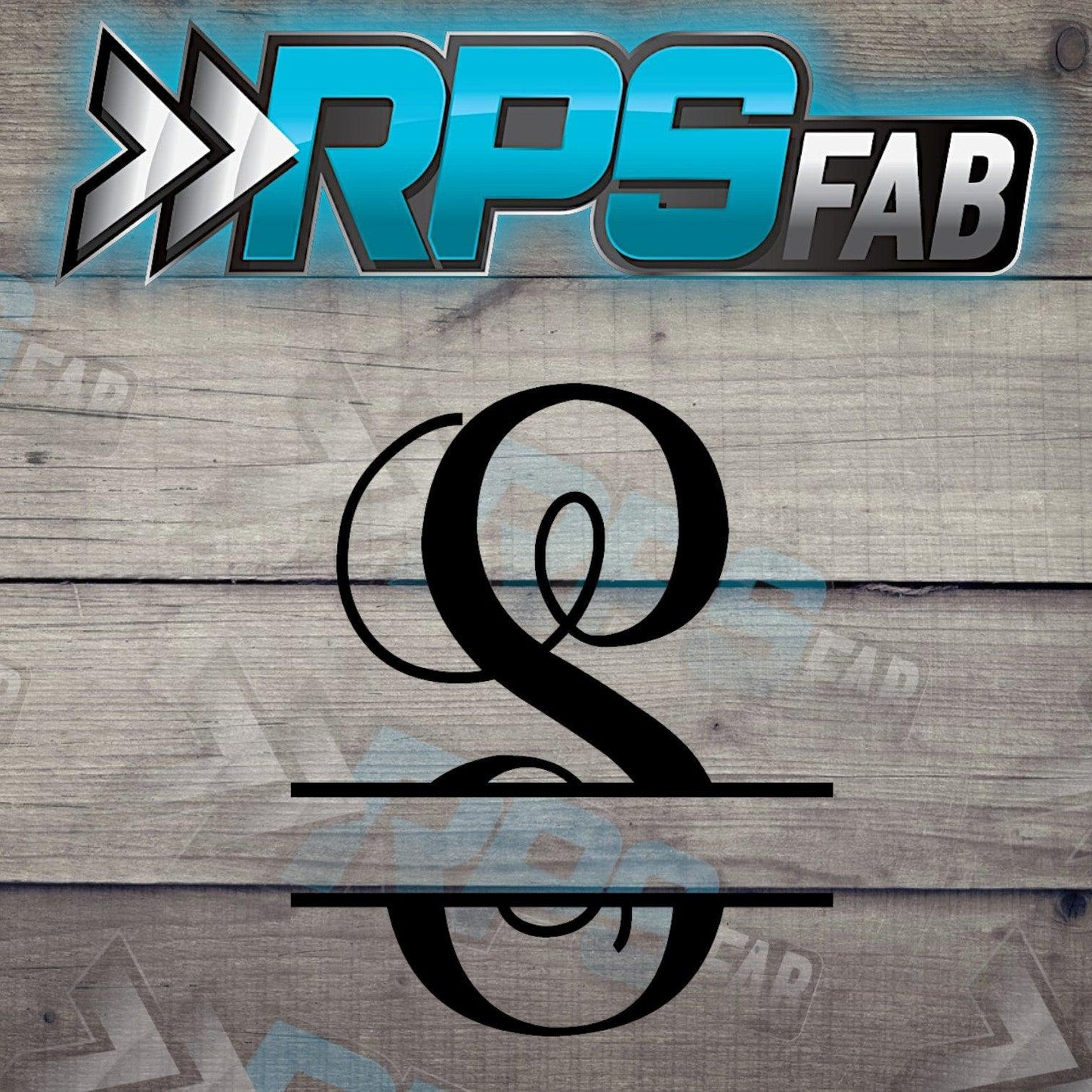 Script Monogram Metal Letters A-Z - RPS Fab