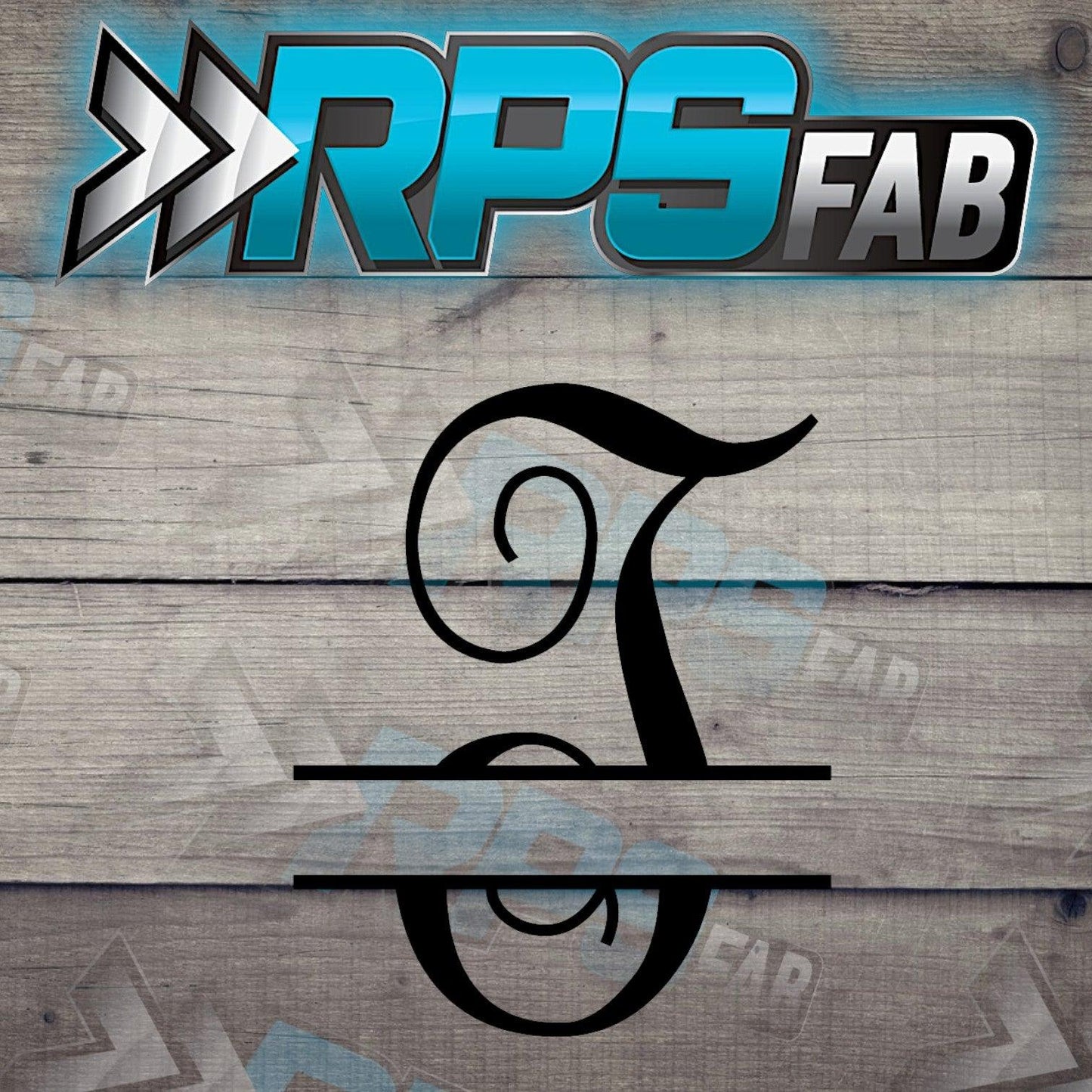 Script Monogram Metal Letters A-Z - RPS Fab