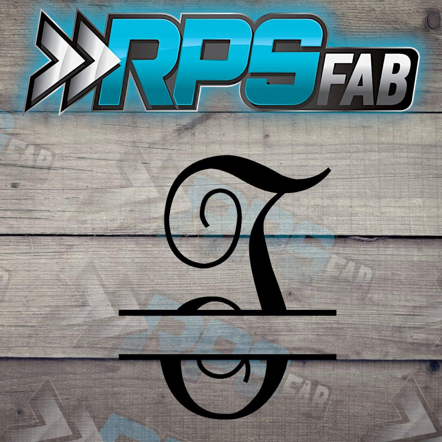 Script Monogram Metal Letters A-Z - RPS Fab