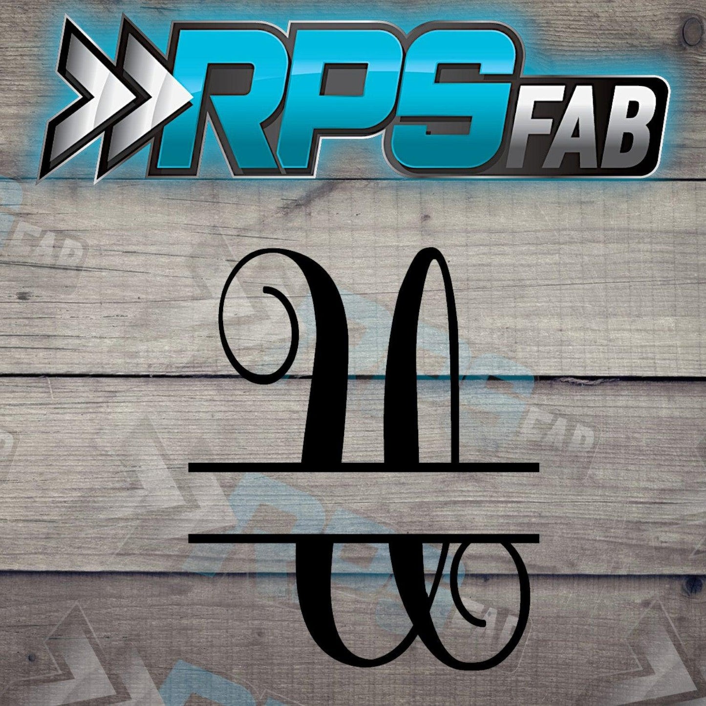 Script Monogram Metal Letters A-Z - RPS Fab