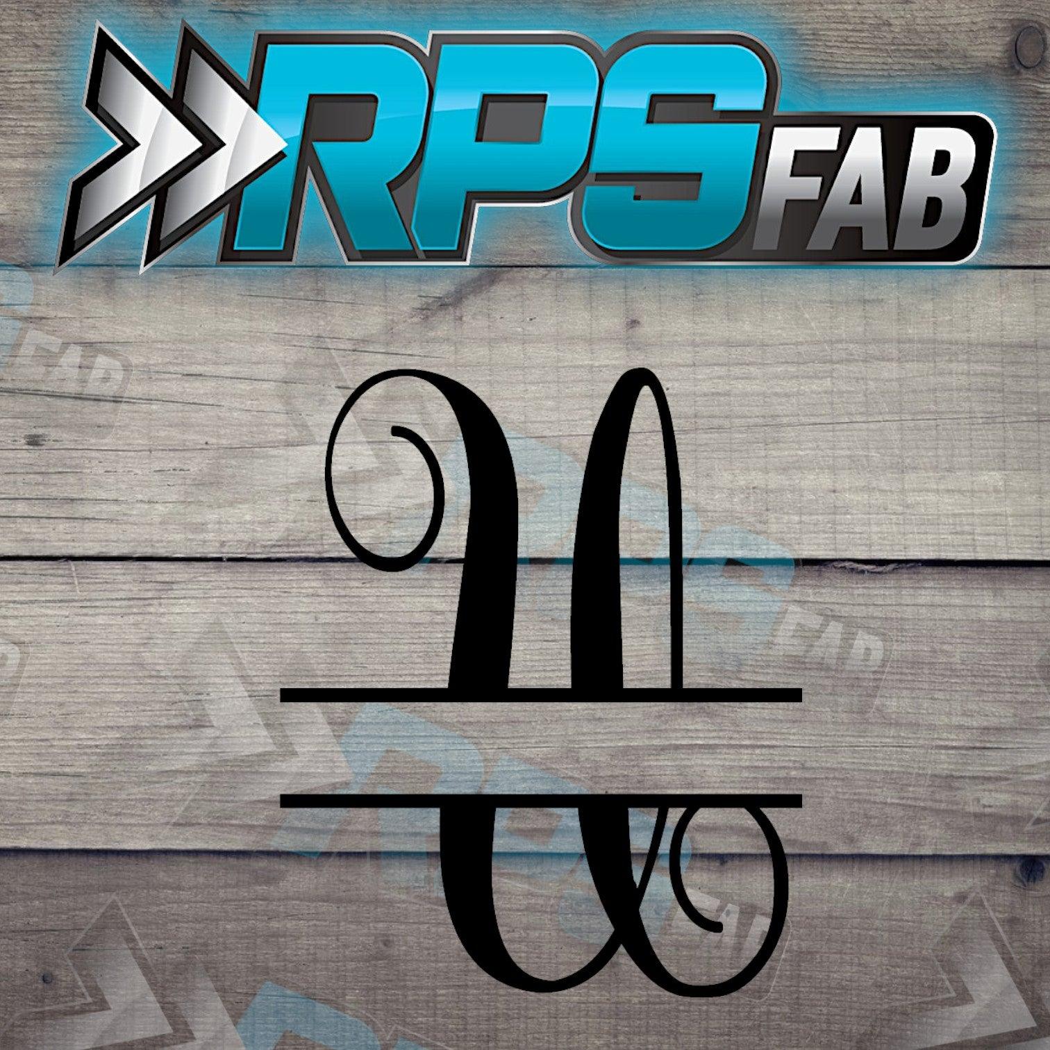 Script Monogram Metal Letters A-Z - RPS Fab