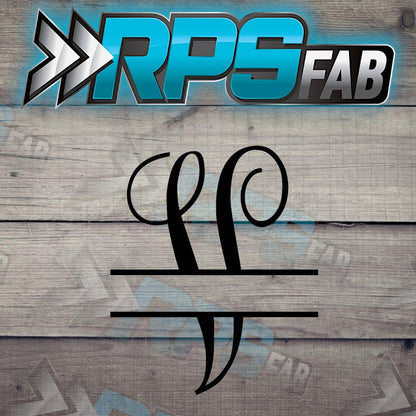 Script Monogram Metal Letters A-Z - RPS Fab