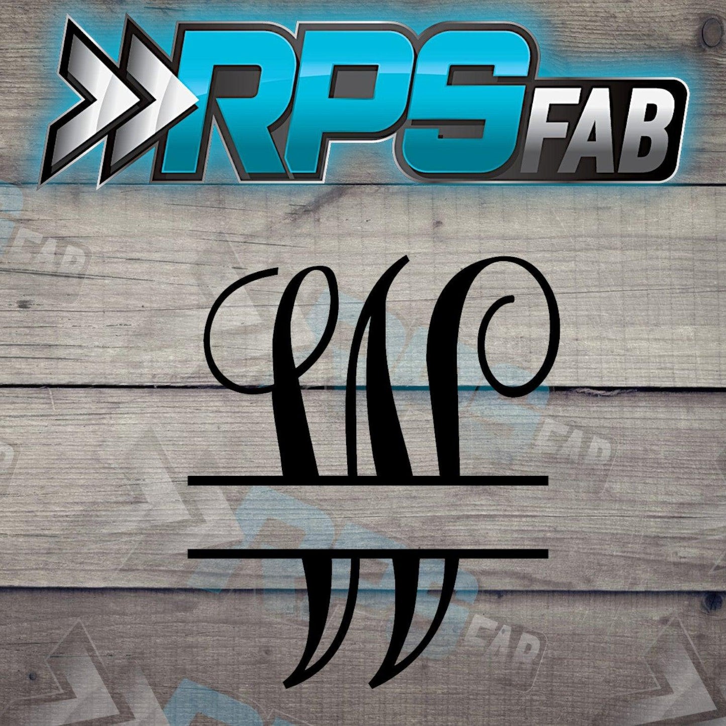 Script Monogram Metal Letters A-Z - RPS Fab