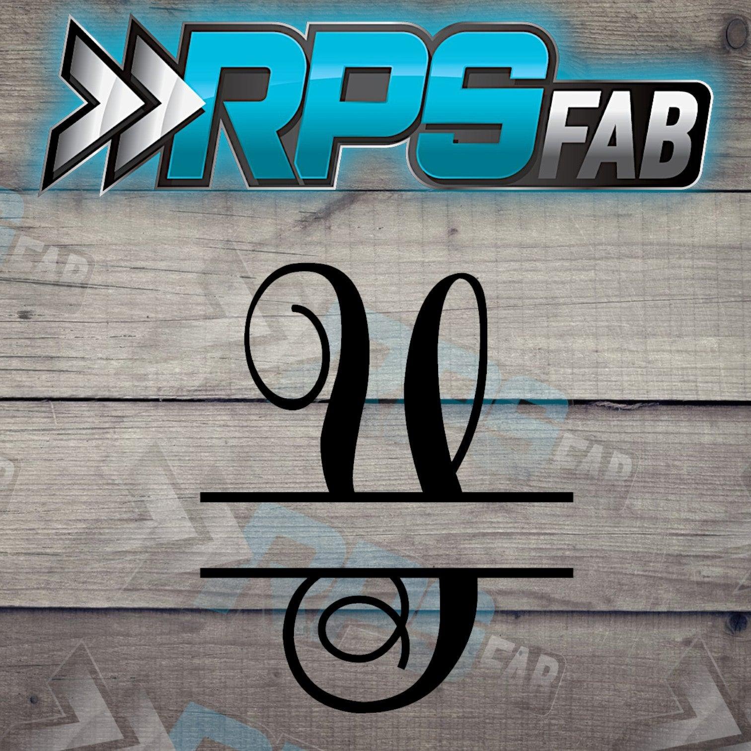 Script Monogram Metal Letters A-Z - RPS Fab