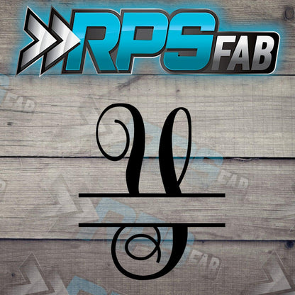 Script Monogram Metal Letters A-Z - RPS Fab