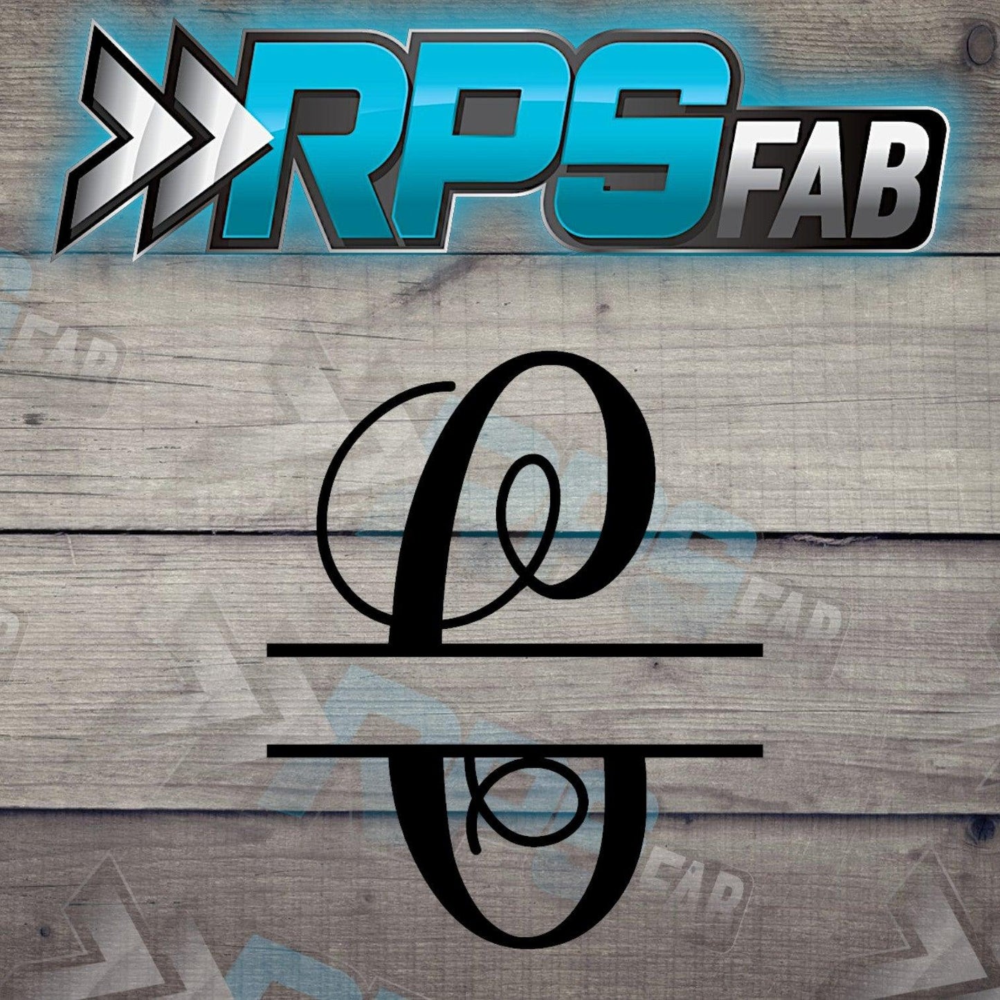 Script Monogram Metal Letters A-Z - RPS Fab