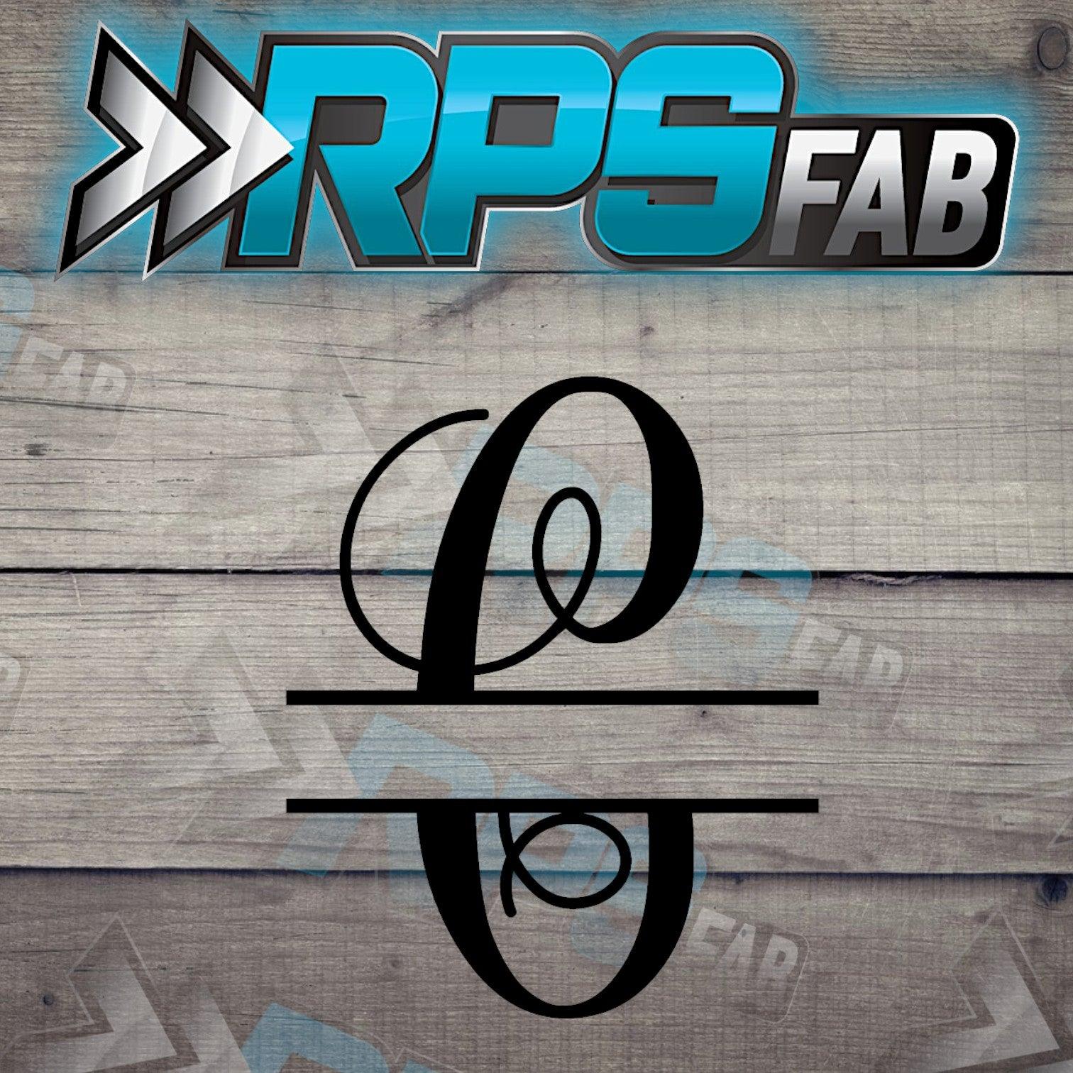 Script Monogram Metal Letters A-Z - RPS Fab