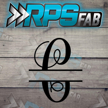 Script Monogram Metal Letters A-Z - RPS Fab