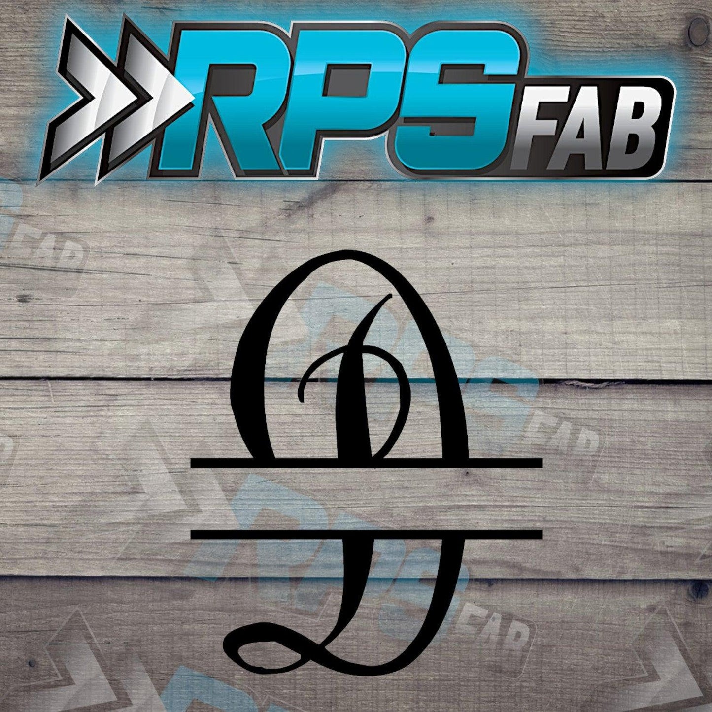 Script Monogram Metal Letters A-Z - RPS Fab