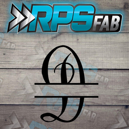 Script Monogram Metal Letters A-Z - RPS Fab