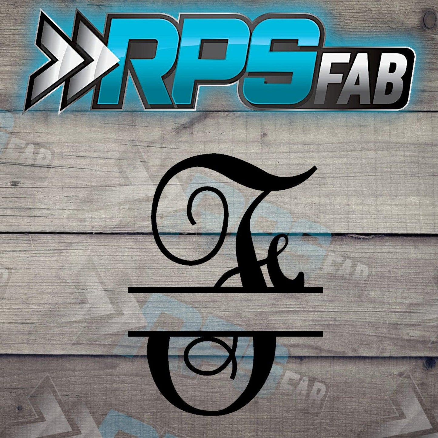 Script Monogram Metal Letters A-Z - RPS Fab