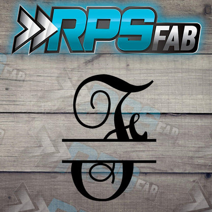 Script Monogram Metal Letters A-Z - RPS Fab