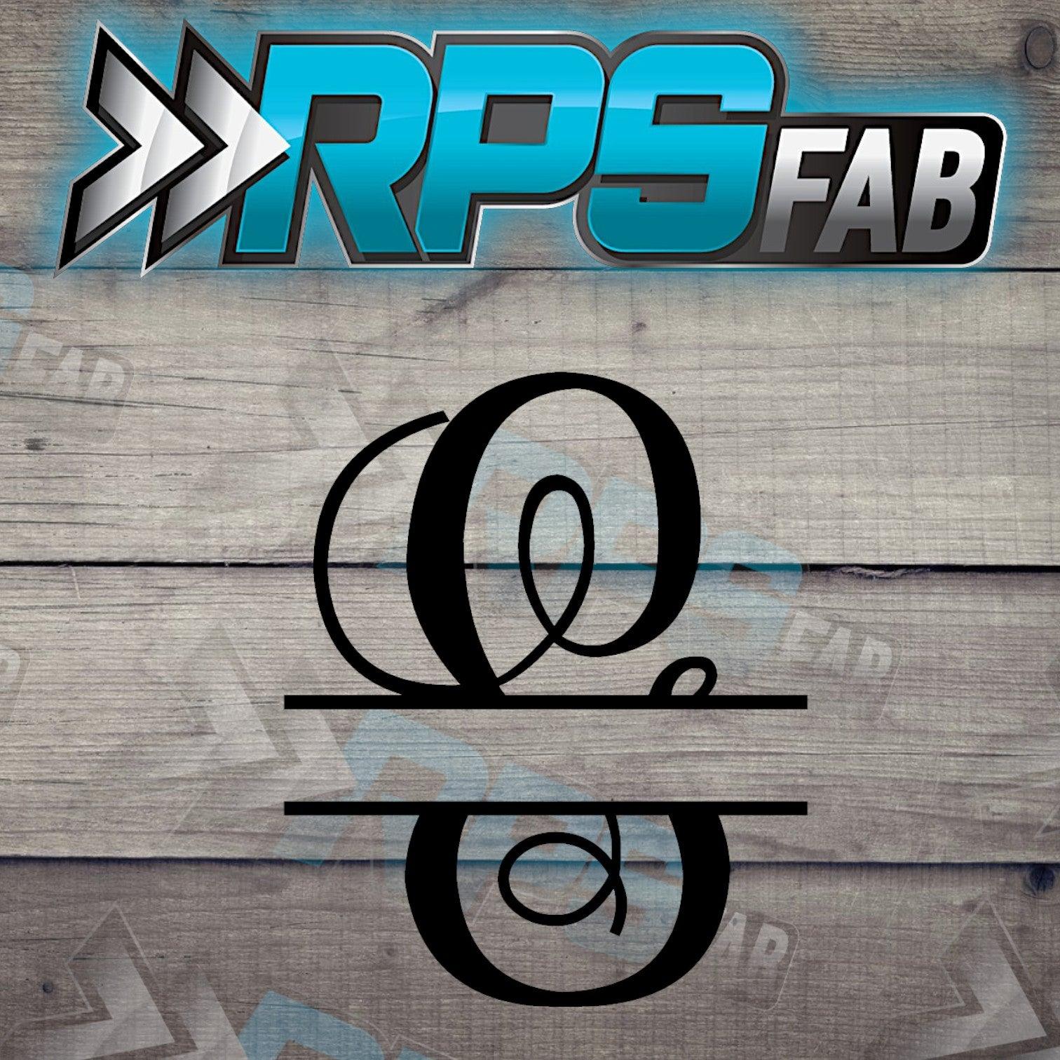 Script Monogram Metal Letters A-Z - RPS Fab