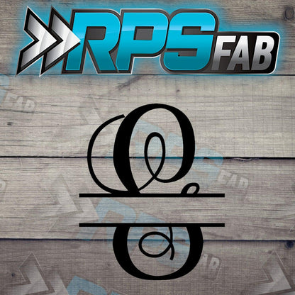 Script Monogram Metal Letters A-Z - RPS Fab