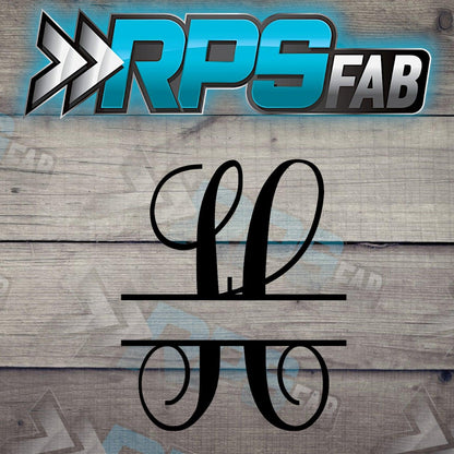 Script Monogram Metal Letters A-Z - RPS Fab