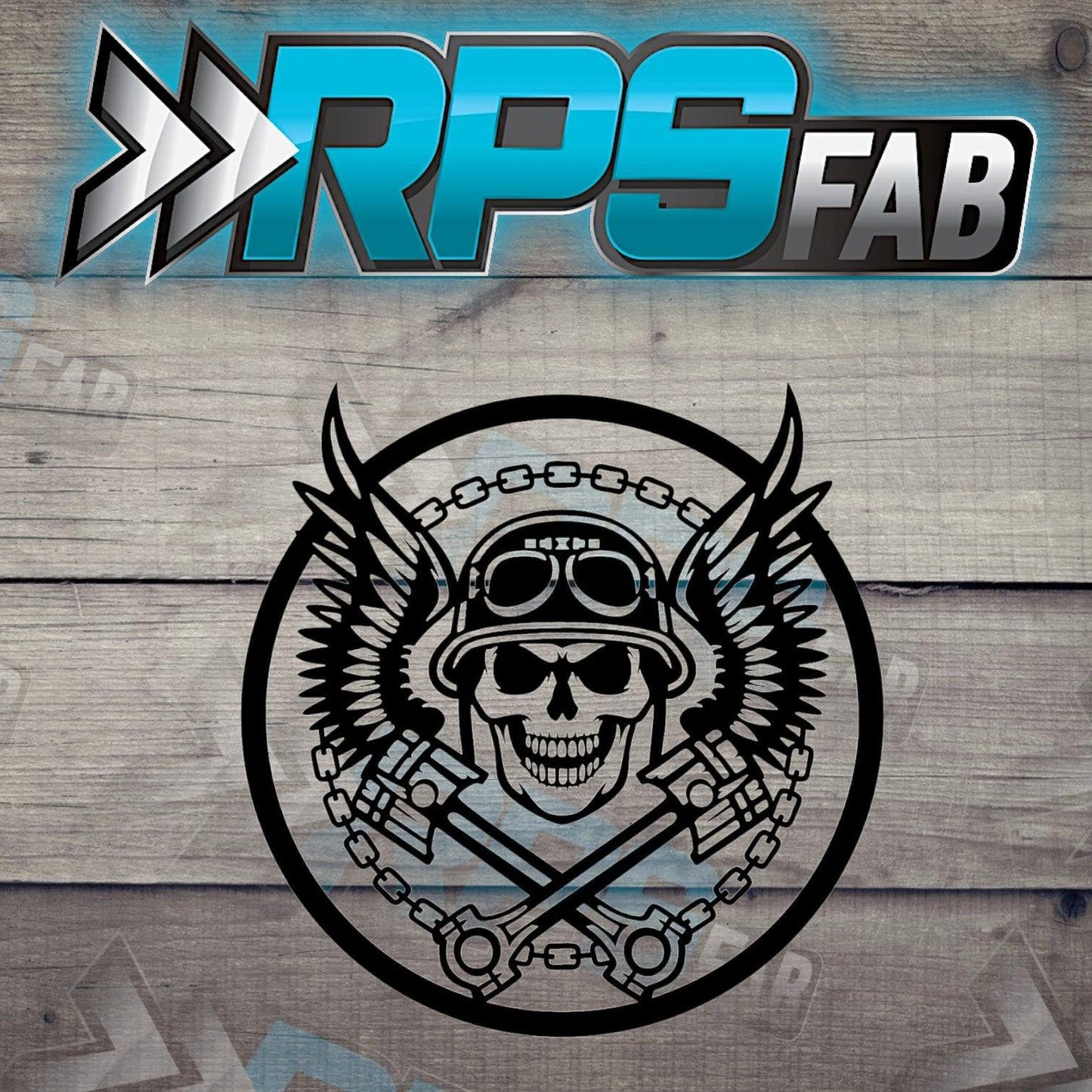 Skull Wings Metal Art - RPS Fab