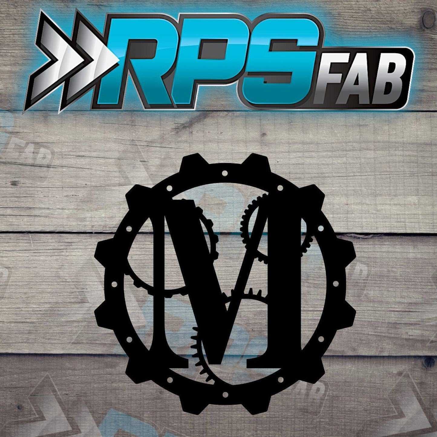 Steampunk Gear Monogram Letter - RPS Fab