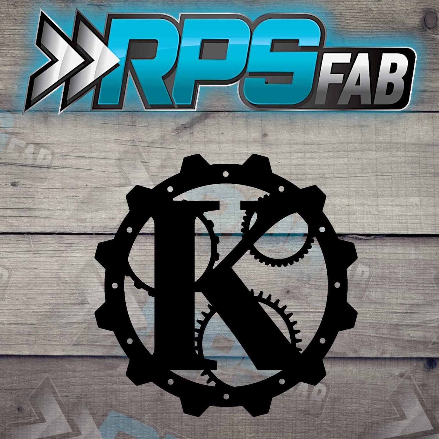 Steampunk Gear Monogram Letter - RPS Fab