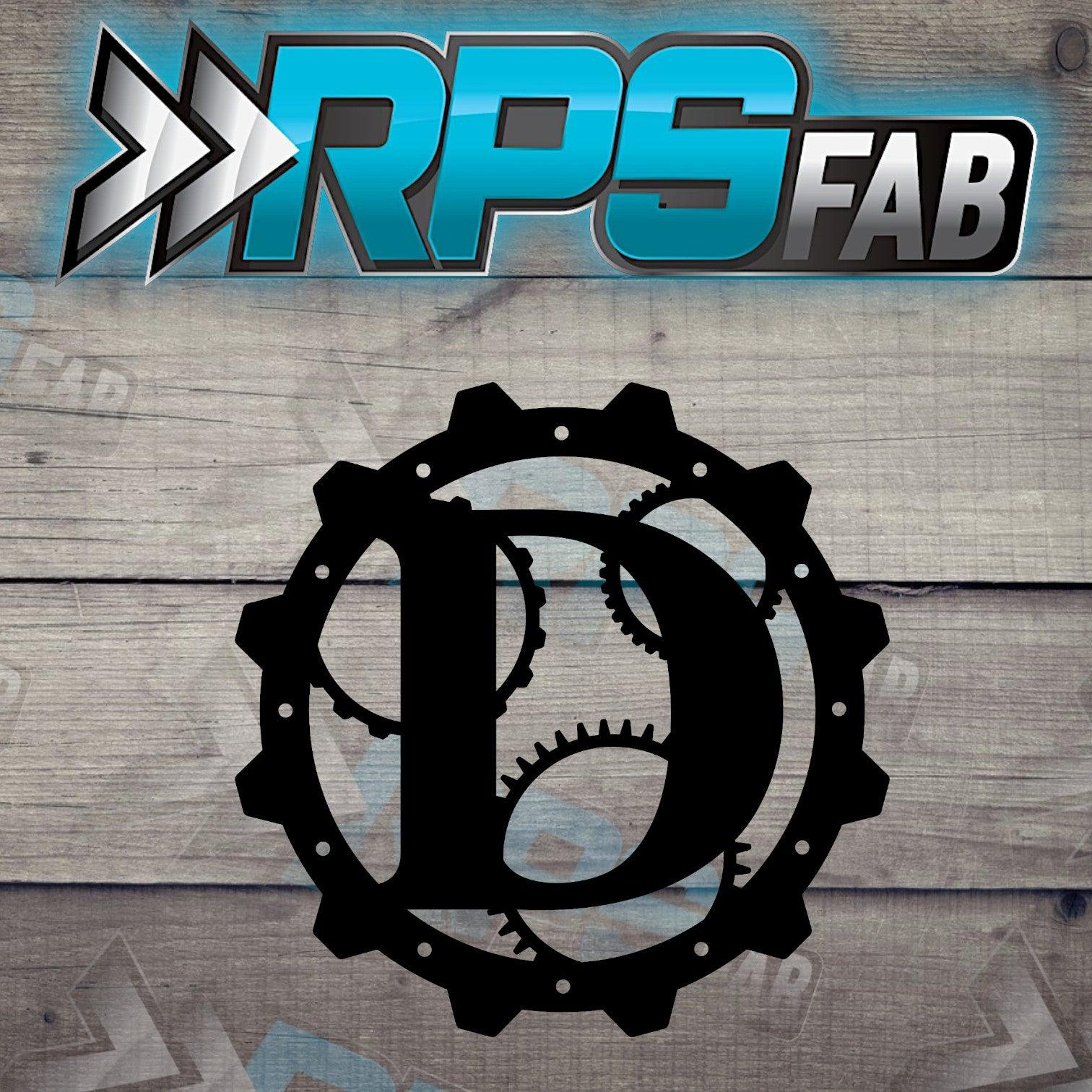 Steampunk Gear Monogram Letter - RPS Fab