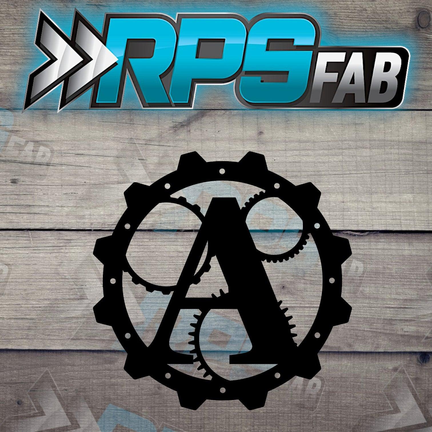 Steampunk Gear Monogram Letter - RPS Fab