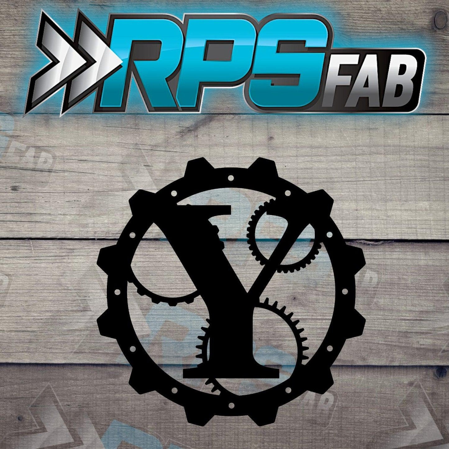 Steampunk Gear Monogram Letter - RPS Fab