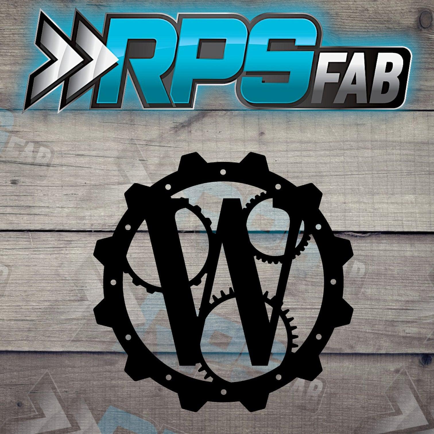Steampunk Gear Monogram Letter - RPS Fab