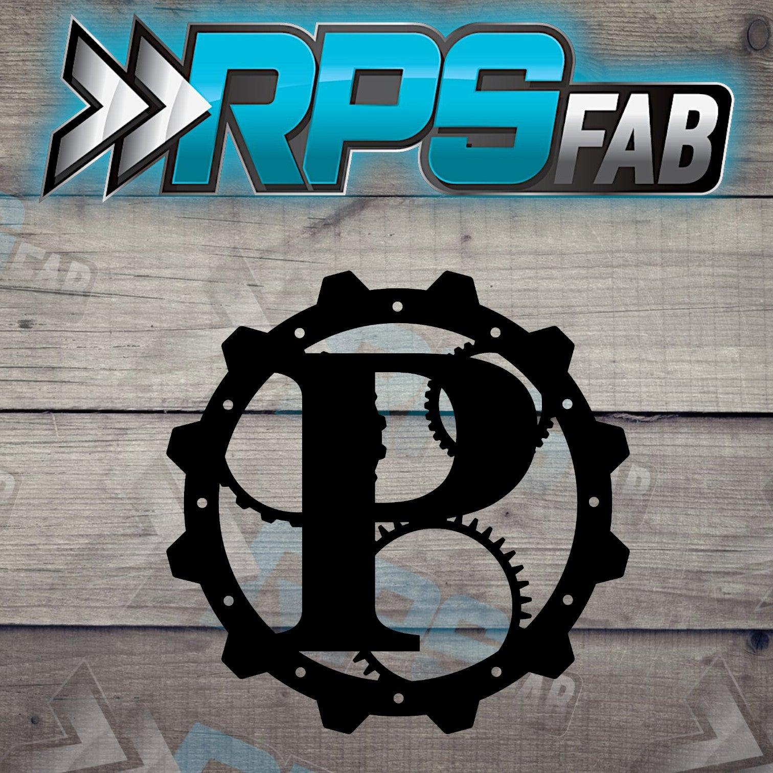 Steampunk Gear Monogram Letter - RPS Fab