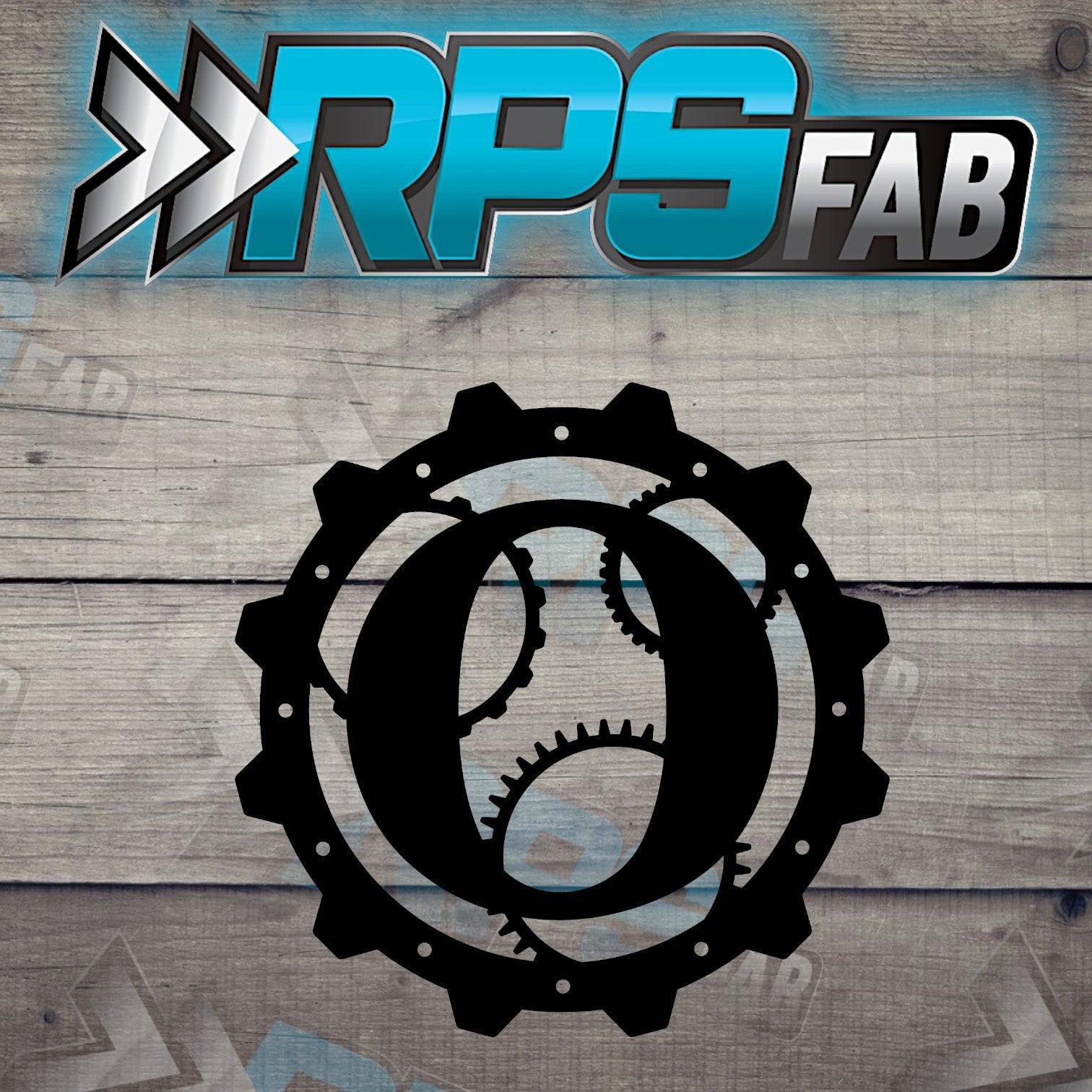 Steampunk Gear Monogram Letter - RPS Fab