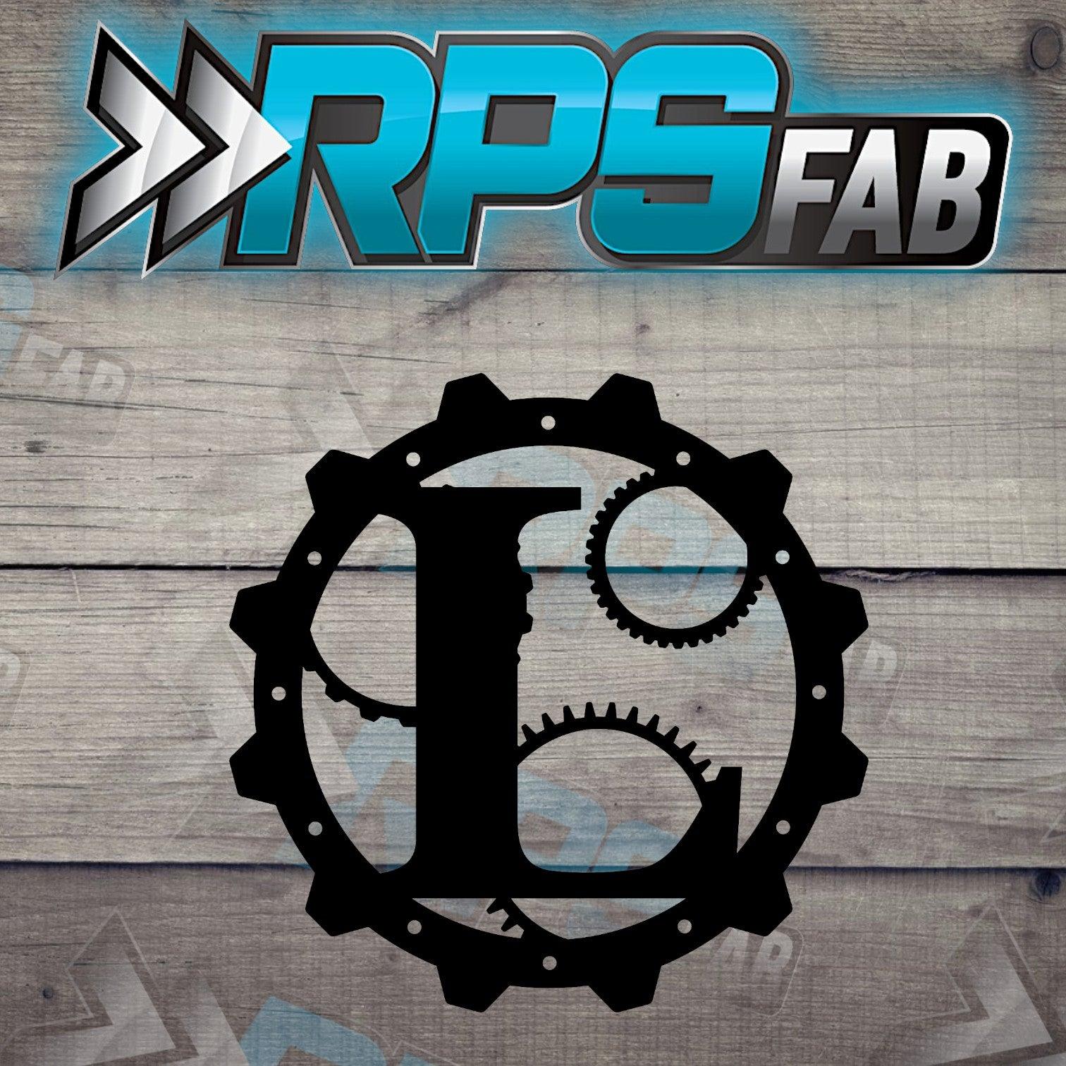 Steampunk Gear Monogram Letter - RPS Fab