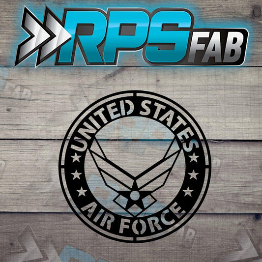 U.S. Armed Forces Emblem Metal Art Sign- Airforce - RPS Fab