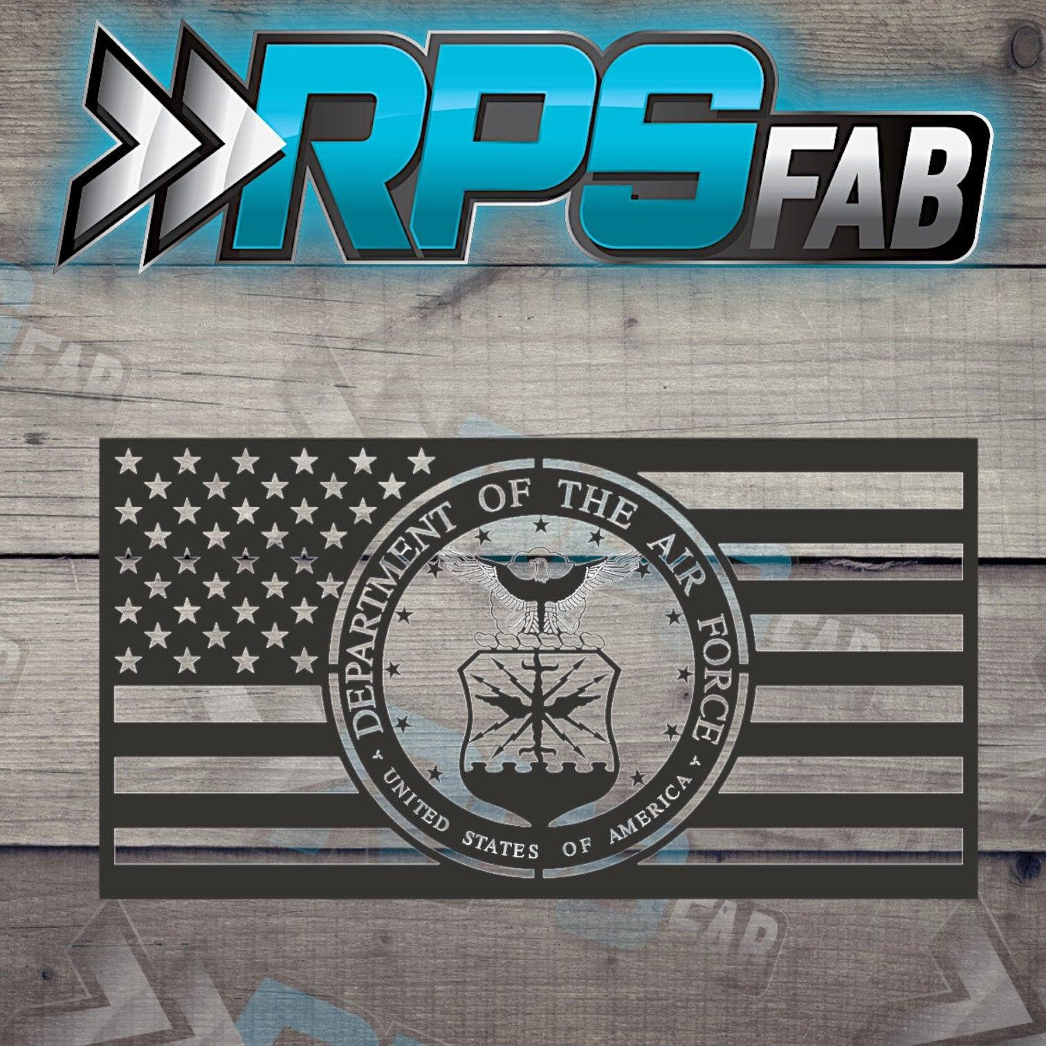 United States Air Force Emblem Metal Art Sign - RPS Fab