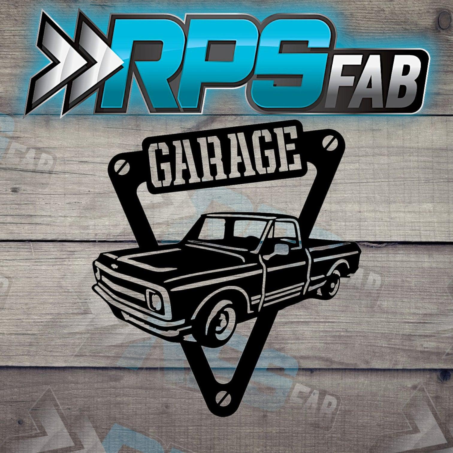 Vintage Truck Garage Metal Sign - Classic Edition - RPS Fab