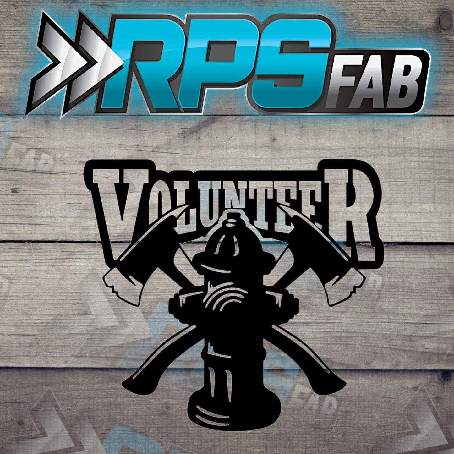 Volunteer Firefighter Hydrant Sign - RPS Fab